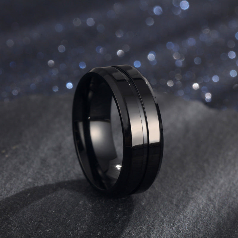 Electroplated Titanium Steel Ring